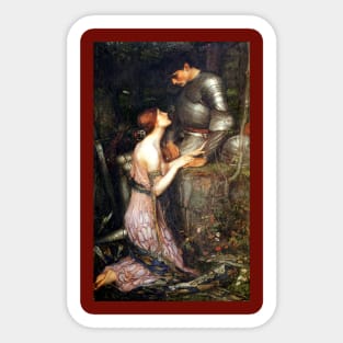 Lamia and the Soldier - John William Waterhouse Sticker